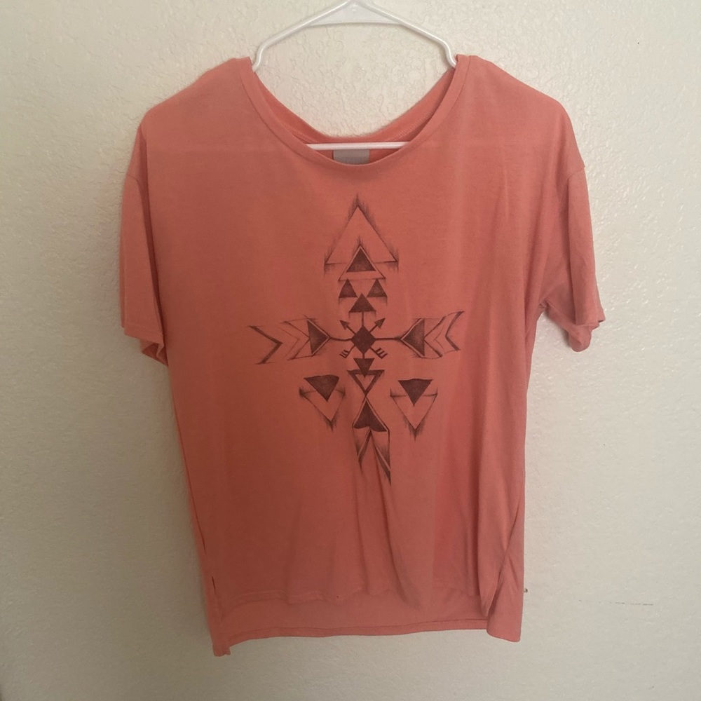 Pink Printed Top